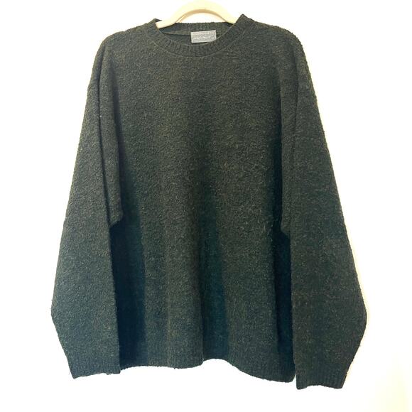 Vtg Lord & Taylor Men’s Wool Blend Crewneck Sweater Green XL - Picture 1 of 9
